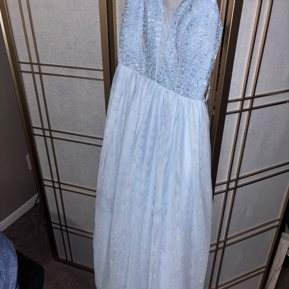 Elegant Light Blue Gown
